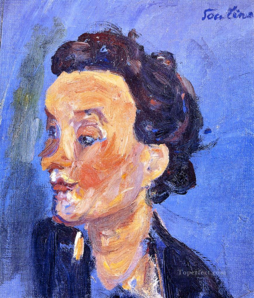 english girl in blue 1937 Chaim Soutine Oil Paintings